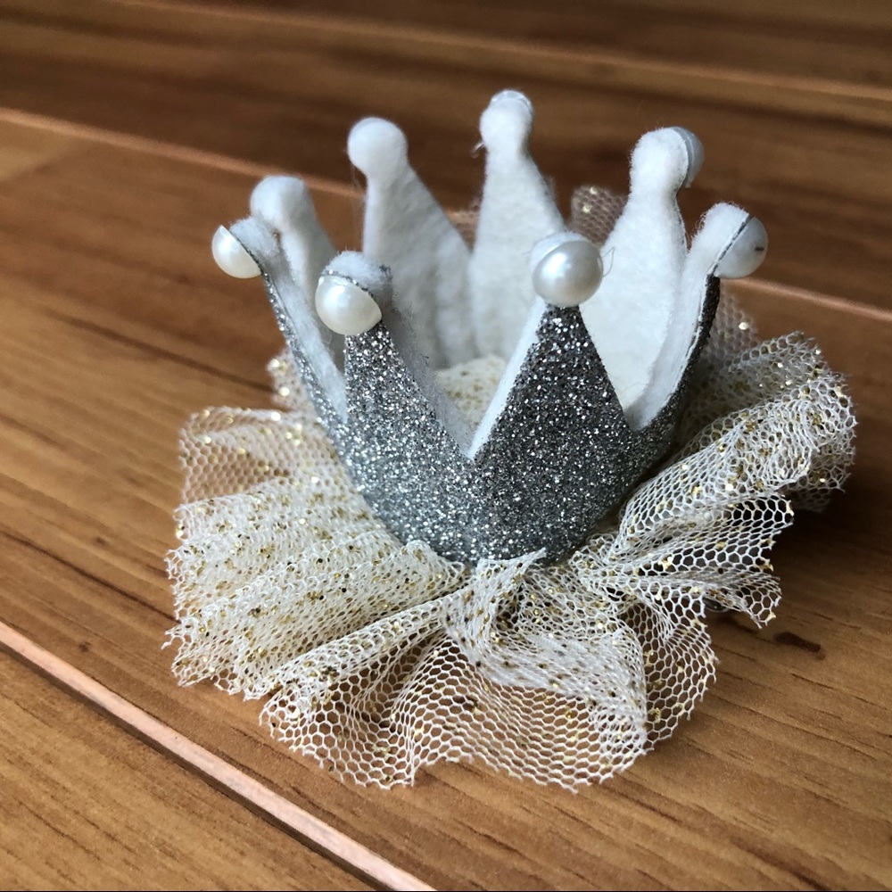 ✨Handmade Sparkle Crown Clip✨